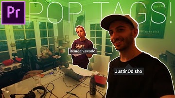 How to create Instagram Pop Tags in Adobe Premiere Pro! (Jake Paul Vlogs Video Editing tutorial)