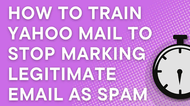 How to train Yahoo Mail to stop marking legitimate email as spam