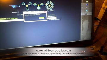 VR Brain Micro 5 Firmware upload using Mission Planner