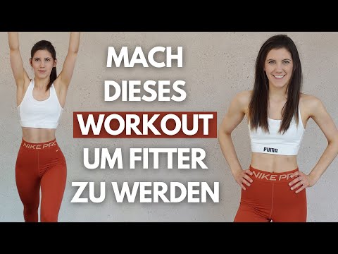 15 MIN GET FIT Workout 💪🏼 Ganzkörper Workout mit Nicht-Springer-Varianten |  Tina Halder