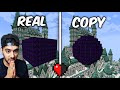 Real vs copied SMP moments in Minecraft