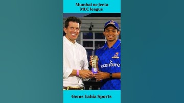 Mumbai New York Won the MLC Trophy 2025