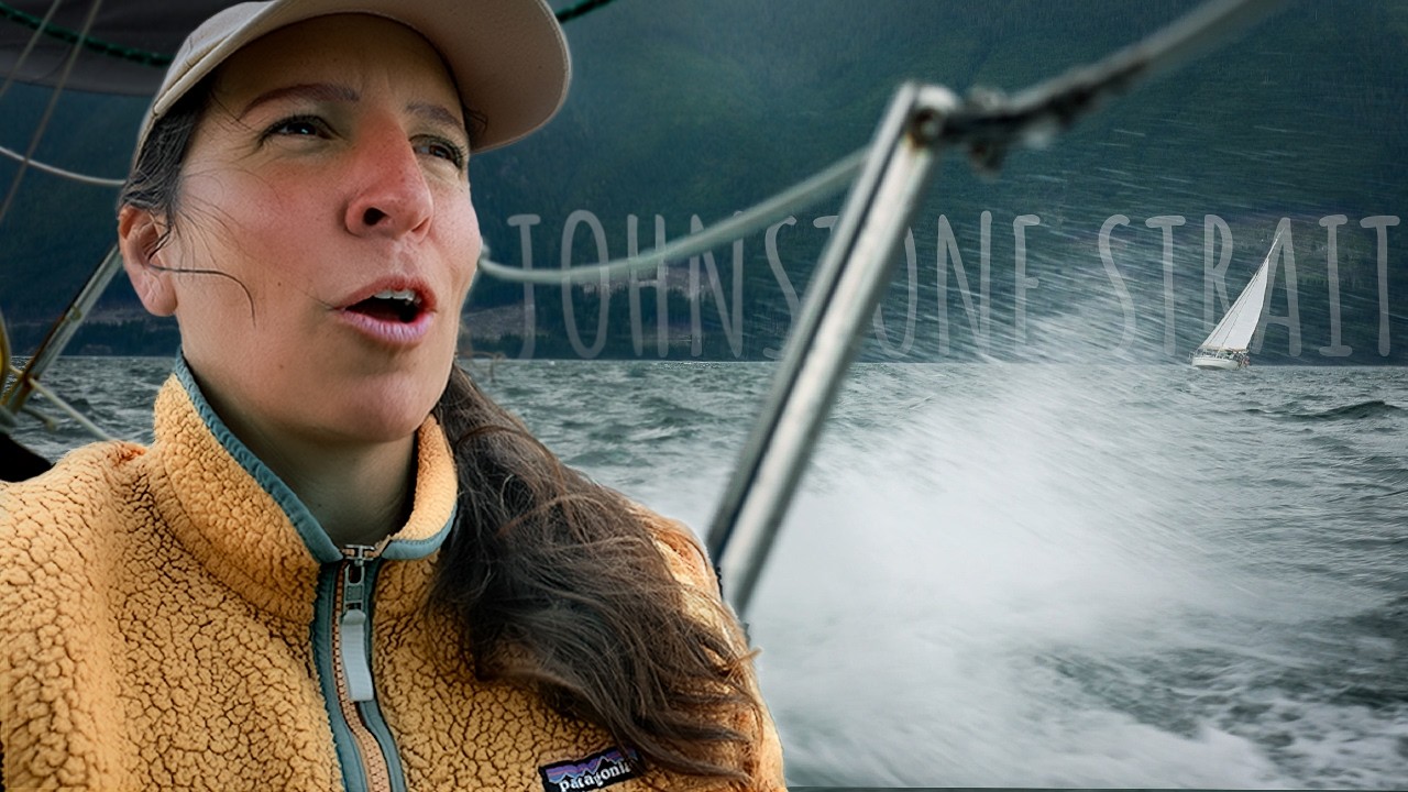⁣This Infamous Strait Made Us Work for Every Mile 😮‍💨💨⛵️