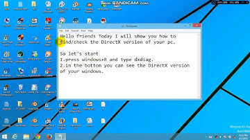 How to Check DirectX Version in Windows 10 || Windows 8-8.1