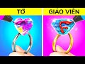 ĐỒ THỦ CÔNG VỚI BÚT 3D &amp; KEO NÓNG || Mẹo Học Đường Đơn Giản Và Thủ Thuật Vui Từ 123 GO! GOLD