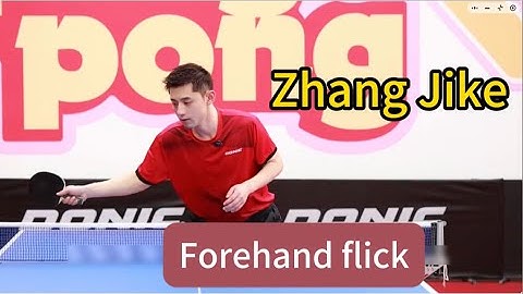 ZhangJike 2025 tuition-Forehand flick