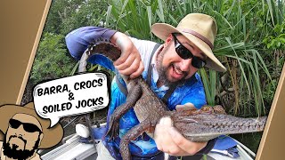 Barra, Crocs and Soiled Jocks