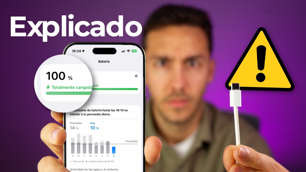 ¿Es malo CARGAR el iPhone al 100%? 🔋 La VERDAD...así debes CUIDAR LA BATERÍA de tu iPhone