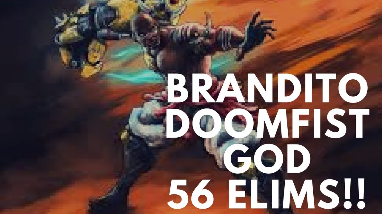 Overwatch Brandito The Most Dominant Doomfist Gameplay Ever -56 Elims -