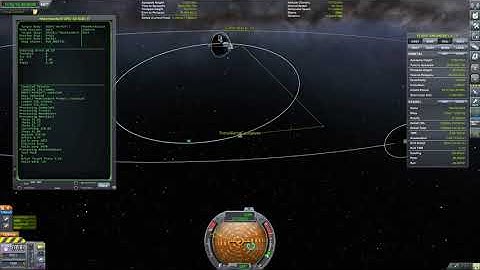 KSP/kOS aerocapture and docking