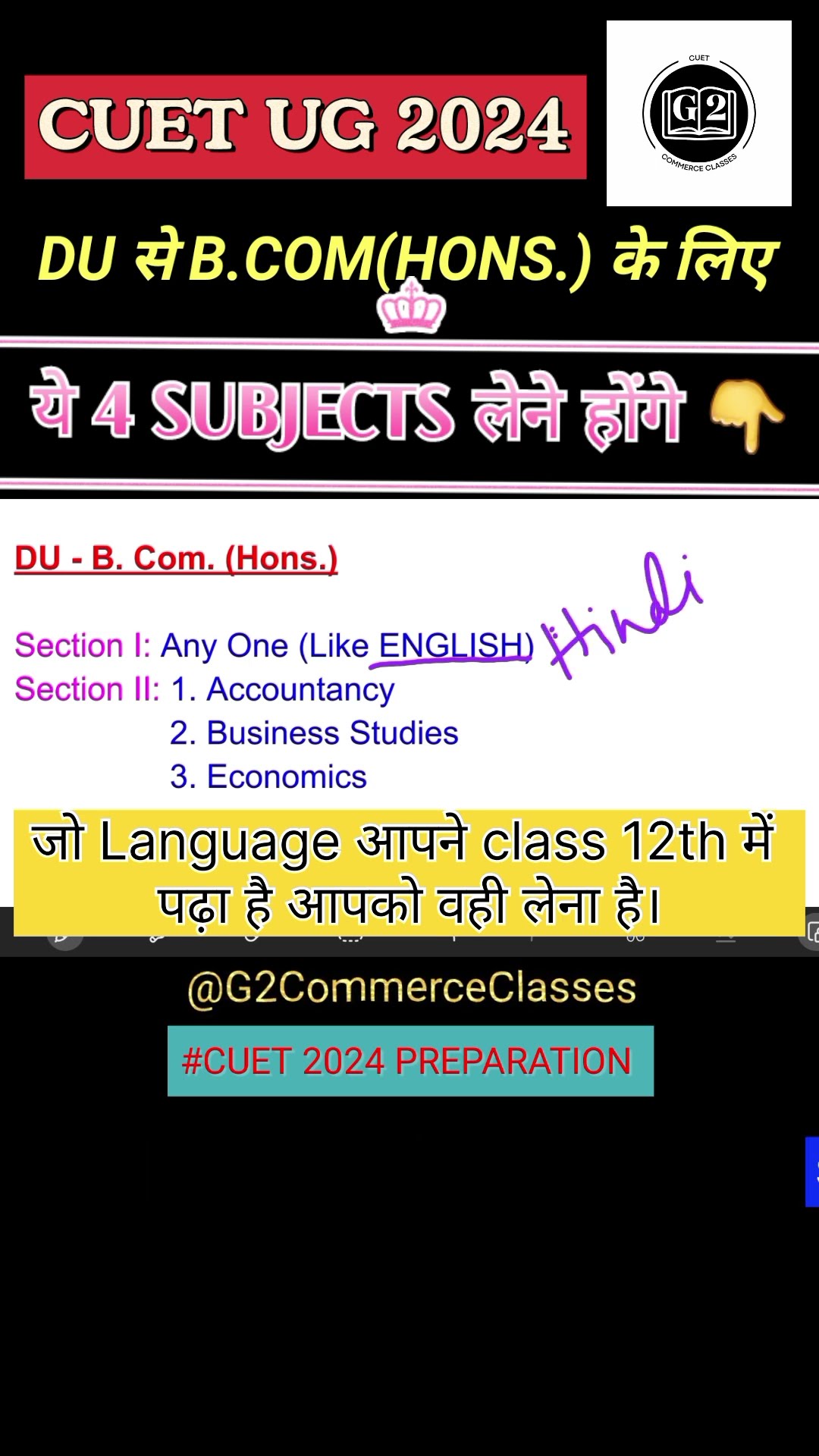 DU B COM Hons SUBJECT How Many DU B COM Hons SUBJECT How Many