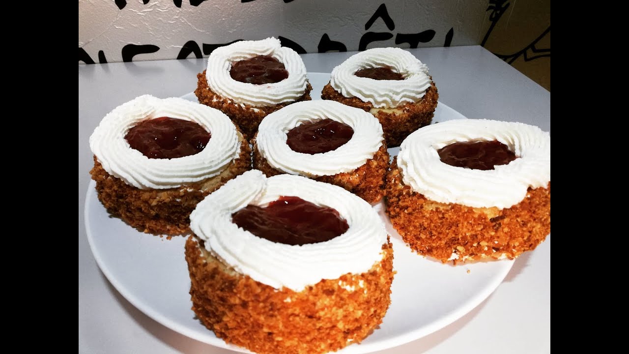 Gâteau mini moka individuels à la crème chantilly 👍👌