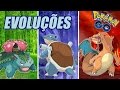 PGO: TODAS AS EVOLUÇÕES EM POKEMON GO (ALL EVOLUTIONS IN POKEMON GO)