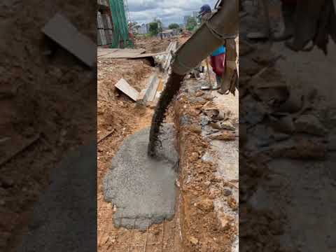 Satisfy concrete casting