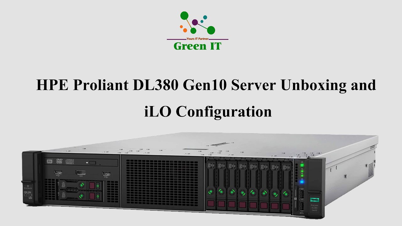Rustiek welvaart terwijl HPE ProLiant DL380 Gen10 Server Unboxing and iLO Configuration - YouTube