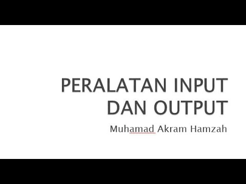 Video: Apakah printer laser merupakan perangkat input atau output?