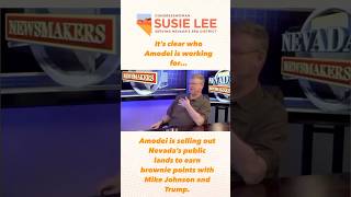 Amodei just admitted that he has more of an allegiance to Mike Johnson and Donald Trump than Nevada.