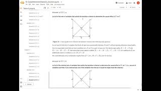 Causal Inference in Statistics, Solution to Problem 3.3.1