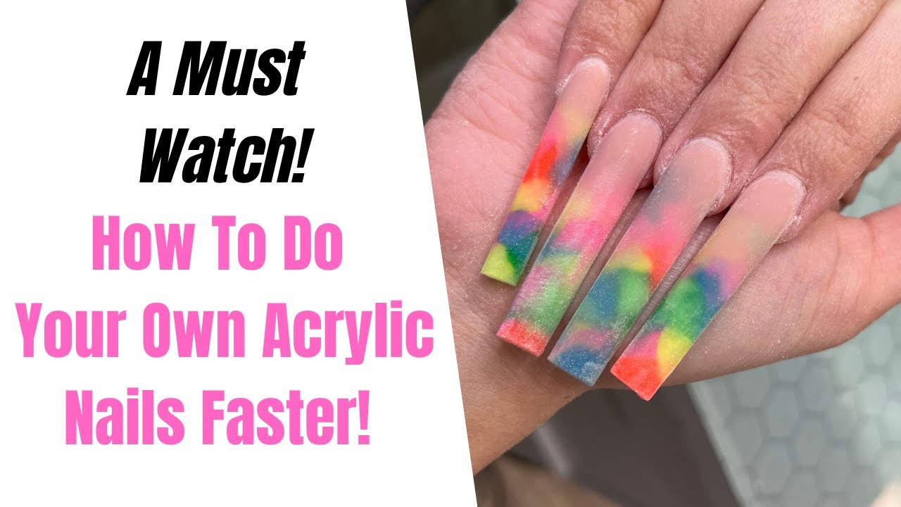 DO YOUR OWN ACRYLIC NAILS QUICKER! BEGINNER NAIL TECH FRIENDLY SHOP