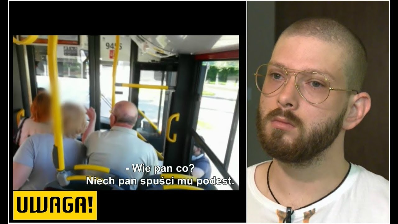 Kierowca autobusu nie pomógł niepełnosprawnemu. Pasażerowie nagrali film! (UWAGA! TVN)