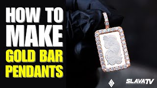 How To Make 24K GOLD Bar Pendants For Your Jewelry Business