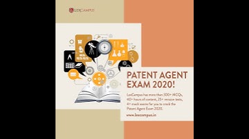 Patent Agent Exam 2020 Registration Closed: What to do next?