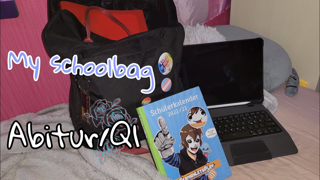 Abitur/Q1 what's in my schoolbag? - YouTube
