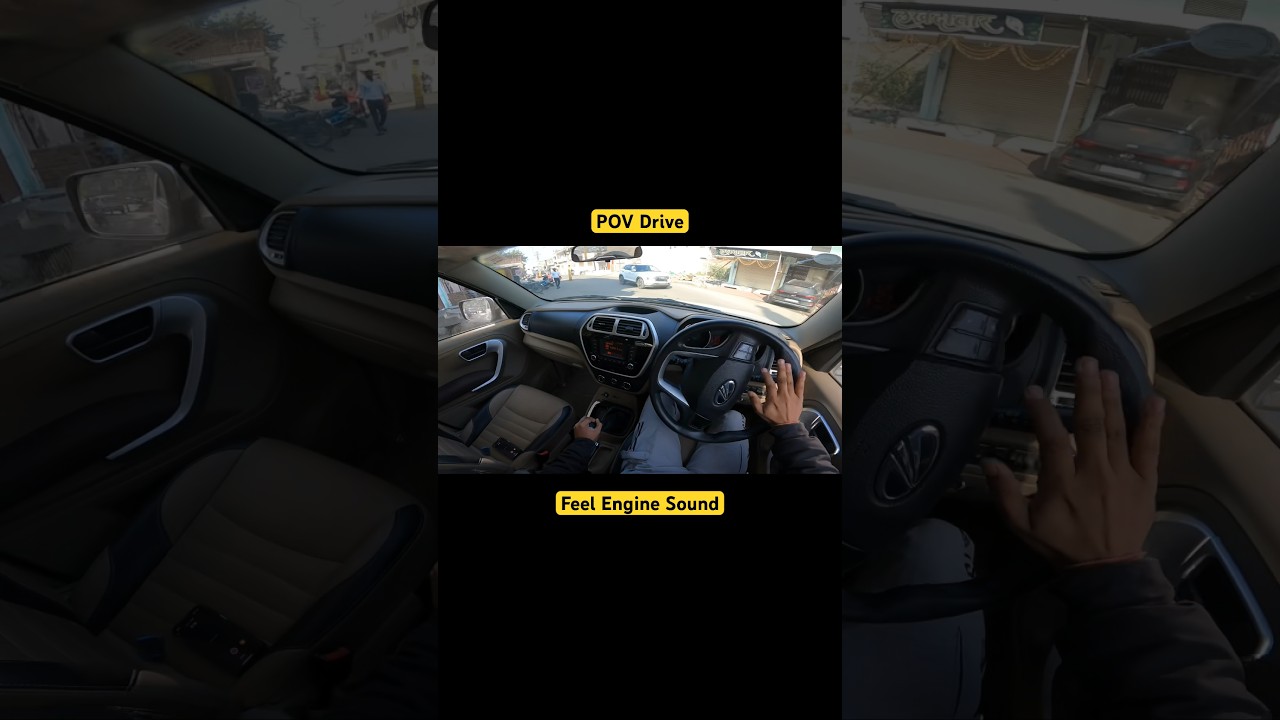 MAHINDRA TUV 300 POV DRIVE | REV GEARSHIFT | RUSH DRIVE #mahindra #tuv300 #driving #pointofview