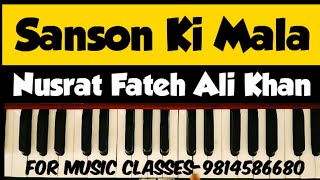 Video thumbnail of "Sanson ki mala | Harmonium notation |"