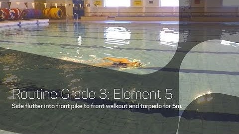 Side Flutter, Front Pike, Front Walkout, Torpedo | Synchronised Swimming Routines