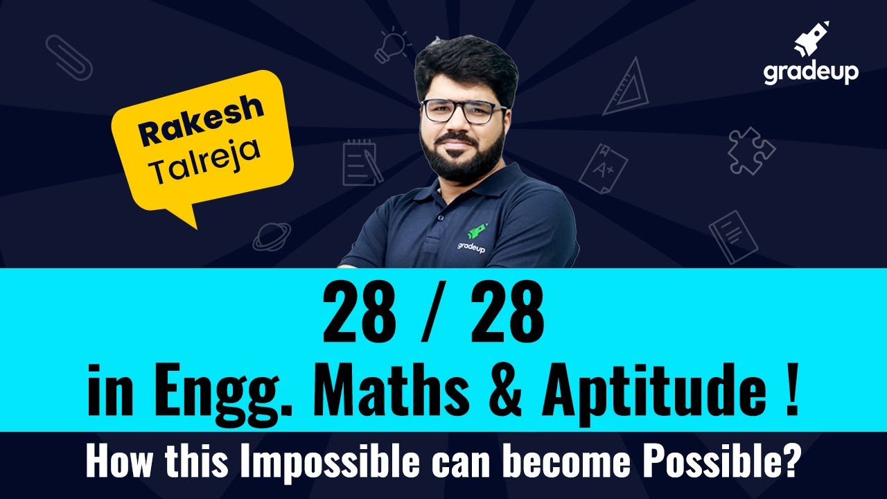 Want to Score Full Marks in Engineering Math's & Aptitude | Yes It’s ...
