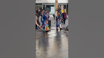 Pan pipes on Lancaster high street