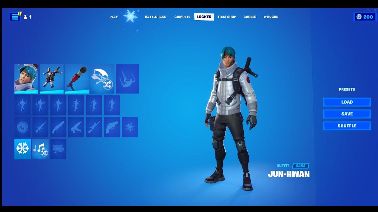 Fortnite Blue Phoenix Pack Review YouTube