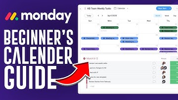Monday.Com Calendar For Beginners | Step By Step Tutorial (2025)