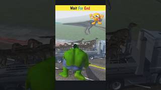 Hulk aaya dinosaur Lene Gta 5 Se 🤯 | INDIAN BIKE DRVING 3D #shorts #indianabikedriving3d #viral