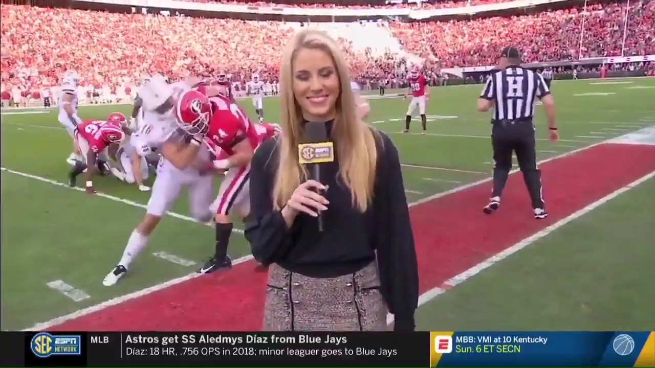 Rutledge reporters sideline Nfl Live Laura Rutledge