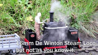 16mm De Winton Loco. Live Steam? Construction Details.