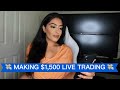 I MADE $1,500 TRADING OPTIONS LIVE (LIVE TRADING EXAMPLES) #Trading #OptionsTrading #StockTrader