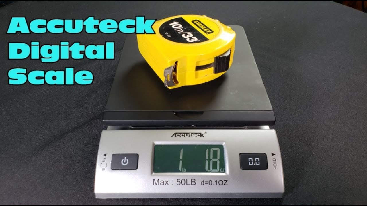 Accuteck Gold 86Lbs Digital Shipping Postal Scale with Batteries