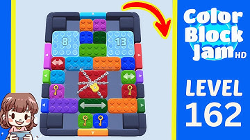 Color Block Jam Level 162 Solution Walkthrough