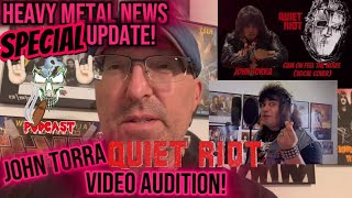 John Torra QUIET RIOT Video AUDITION! | Will he be the NEW Lead Singer! (HMNU! Special Podcast)🤘🏻
