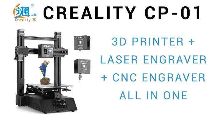 Beta Testing The Creality Cp 01 3d Printer Laser Cnc All In One Youtube