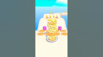 Pancake Run All Levels Gameplay Android iOS #androidgameplay #shorts