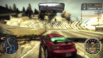 Need for Speed Most Wanted Sprint Forest Green on AI mode