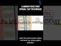💉 Lumbar Puncture – Animated Step-by-Step Guide