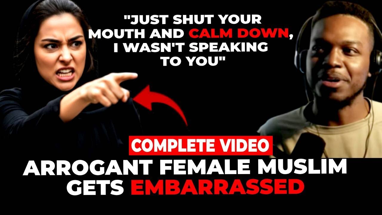 Известная мусульманка в TikTok впадает в панику, когда её аргумент рушится | Godlogic
