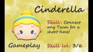 Line Disney Tsum Tsum - Cinderella Gameplay Skill 3 screenshot 4