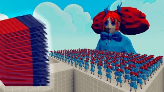 100x POPPY PLAYTIME + 1x GIANT vs 1x EVERY GOD   Totally Accurate Battle Simulator TABS
