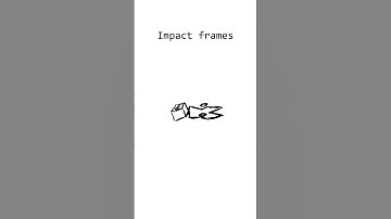 Impact frames #animation #opentoonz