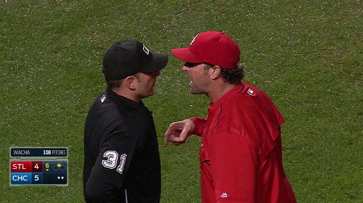 STL@CHC: Matheny, Molina get ejected in the 6th